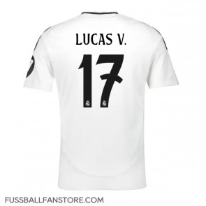 Real Madrid Lucas Vazquez #17 Replik Heimtrikot 2024-25 Kurzarm